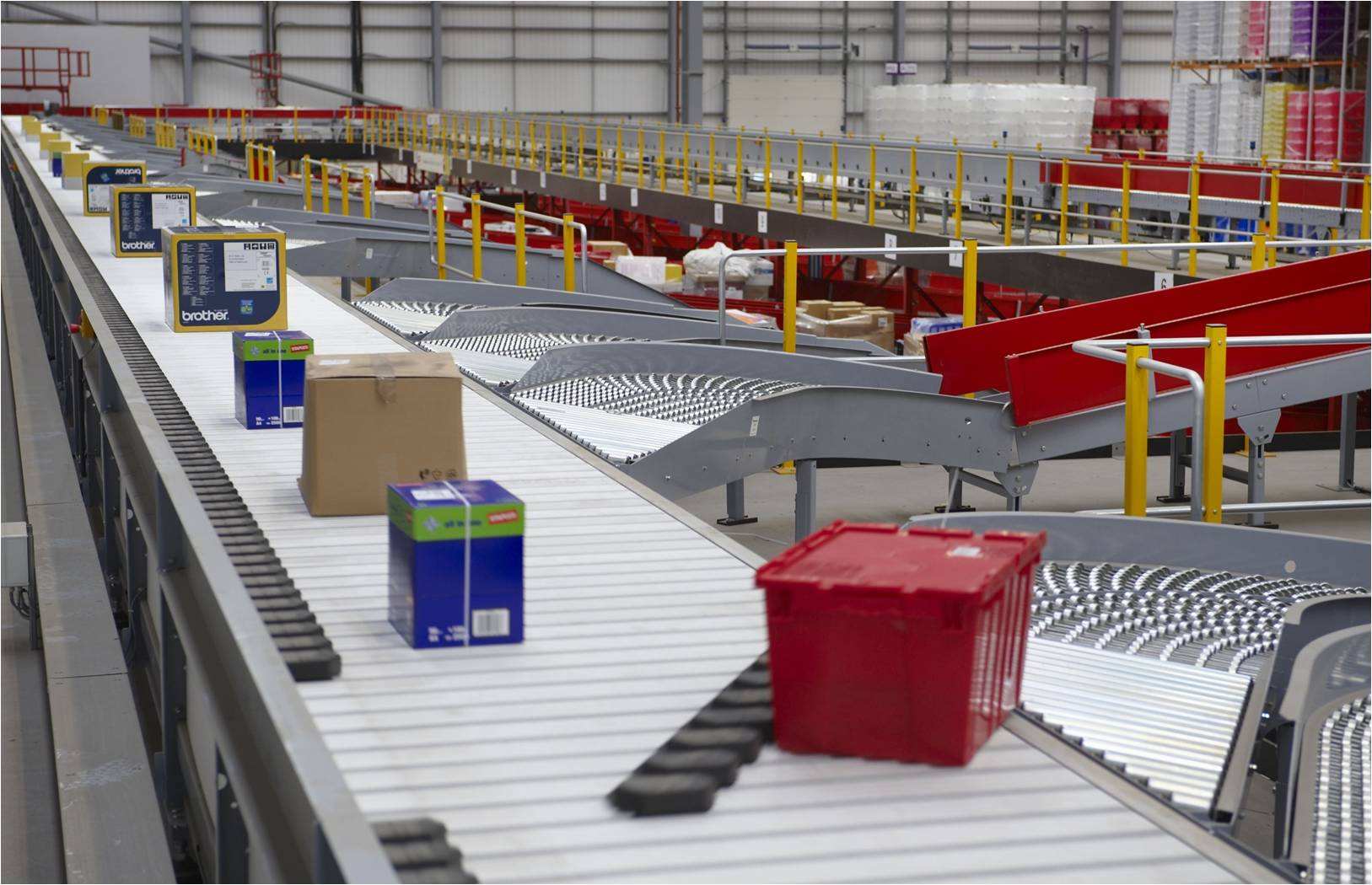 齒輪減速馬達(dá)物流分揀現(xiàn)場