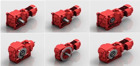 輸送機專用K系列斜齒輪減速機