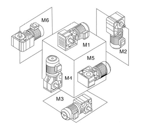 直角減速機(jī)安裝圖說明
